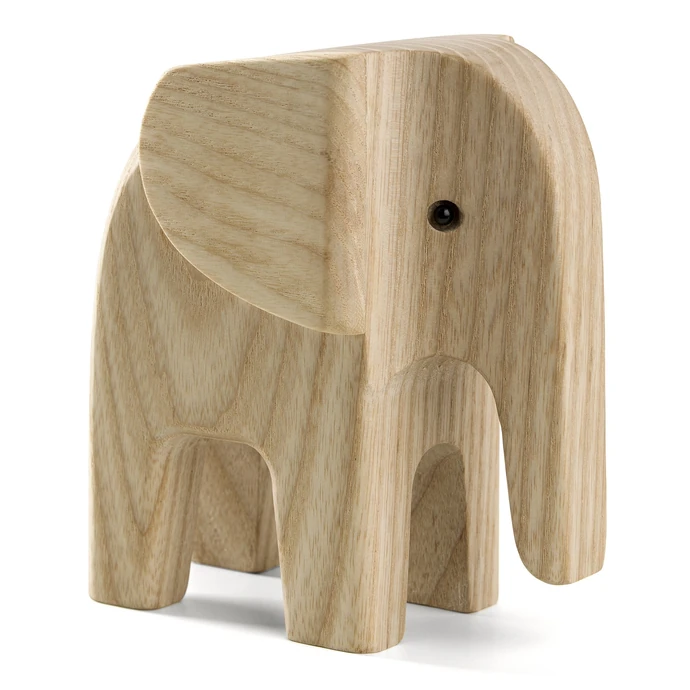 novoform / Drevený slon Elephant Natural Ash
