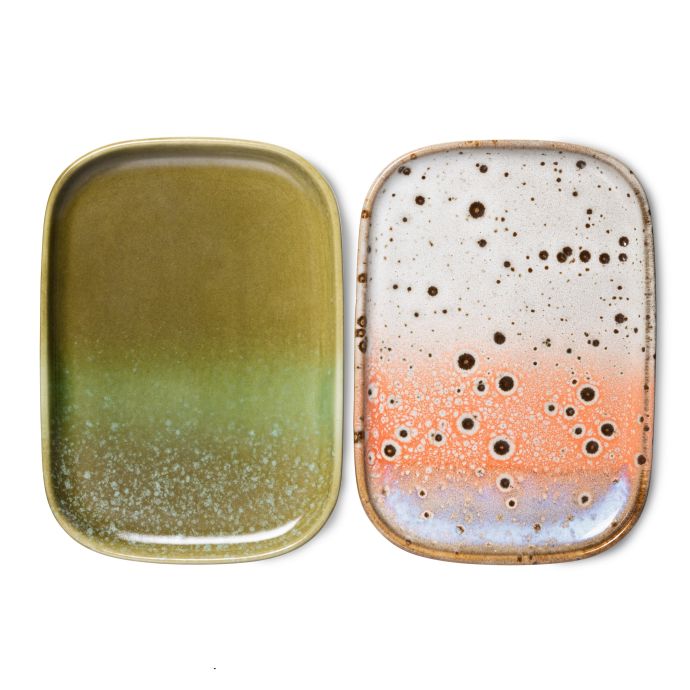 HK living / Keramický tácek 70's Ceramics Atlas