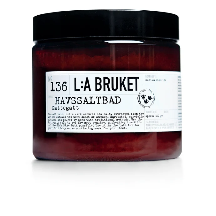 L:A BRUKET / Přírodní mořská sůl do koupele 450 g