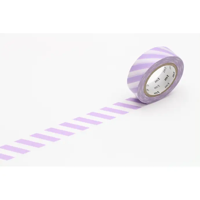 mt / Japonská papierová páska Lilac Stripe