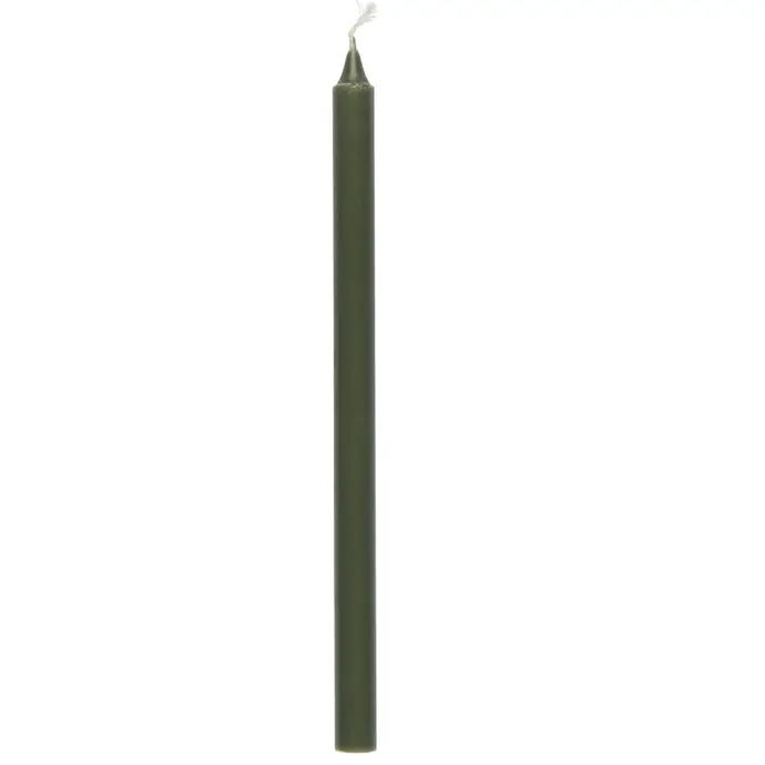 Ib Laursen / Svíčka Taper Moss Green 20 cm