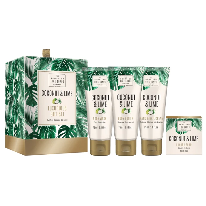 SCOTTISH FINE SOAPS / Darčekový set kozmetiky Coconut & Lime