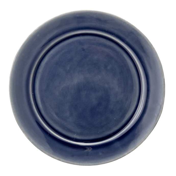 Bloomingville / Keramický obedový tanier Anne Blue 26 cm