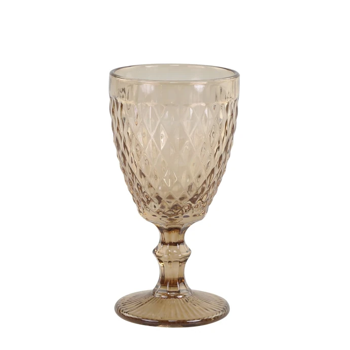 Chic Antique / Pohár na víno Saint Émilion Brown 310 ml