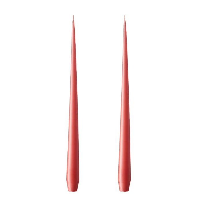 ester & erik / Svíčka Taper 32 cm – 29 Rosehip – set 2 ks