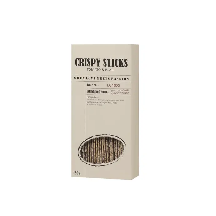 LE CRU Delicacies / Chrumkavý snack Paradajky s bazalkou 130g