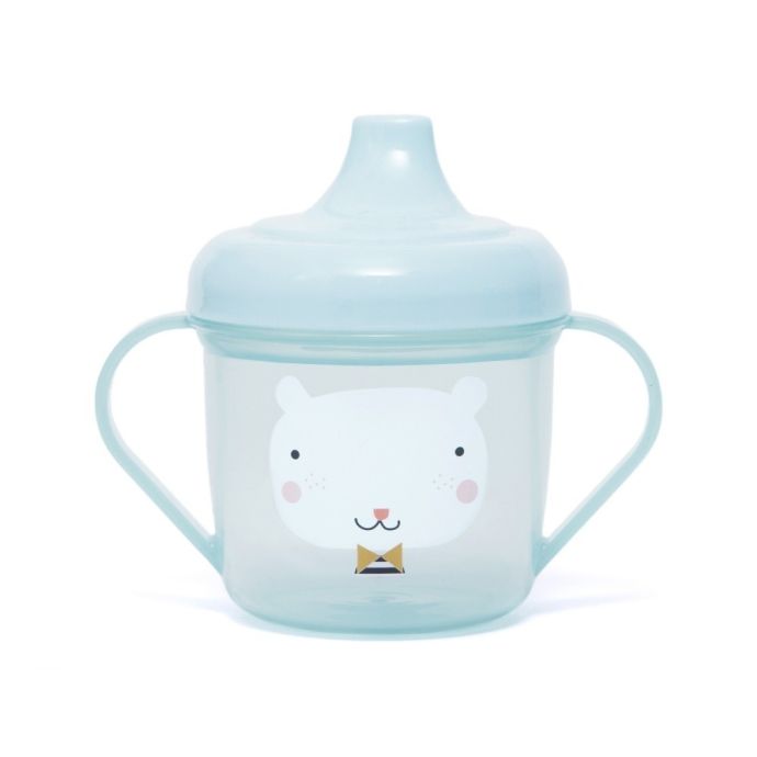PETIT MONKEY / Trénovací hrnček Bear blue