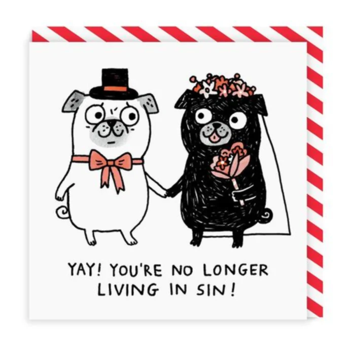 Ohh Deer / Prianie s obálkou Wedding Pugs