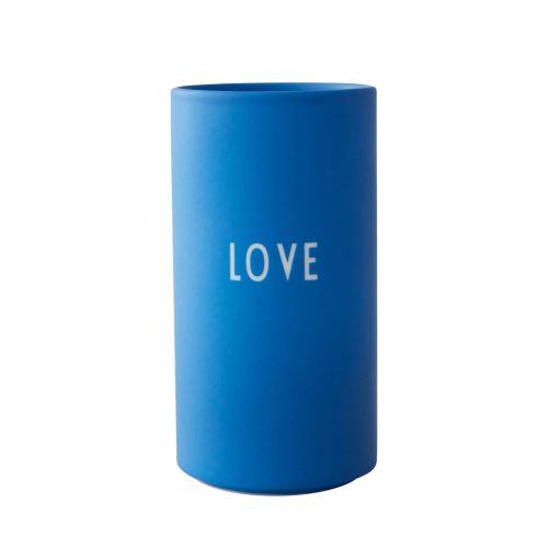 DESIGN LETTERS / Porcelánová váza Love Cobalt Blue 11 cm