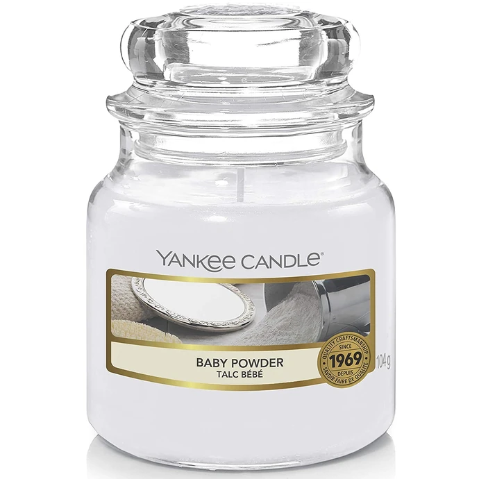 Yankee Candle / Svíčka Yankee Candle 104gr - Baby Powder