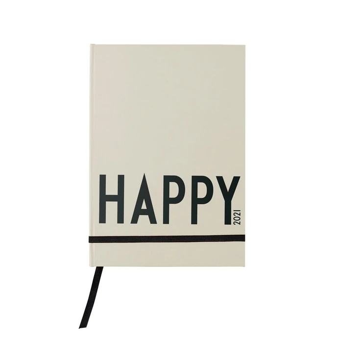 DESIGN LETTERS / Týždenný plánovací diár Happy Cool Gray 2021