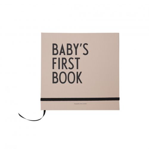 DESIGN LETTERS / Deník miminka Baby's First Book - Nude