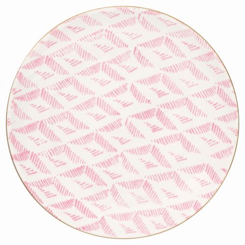 GREEN GATE / Porcelánový tanier Kassandra pale pink 20,5 cm