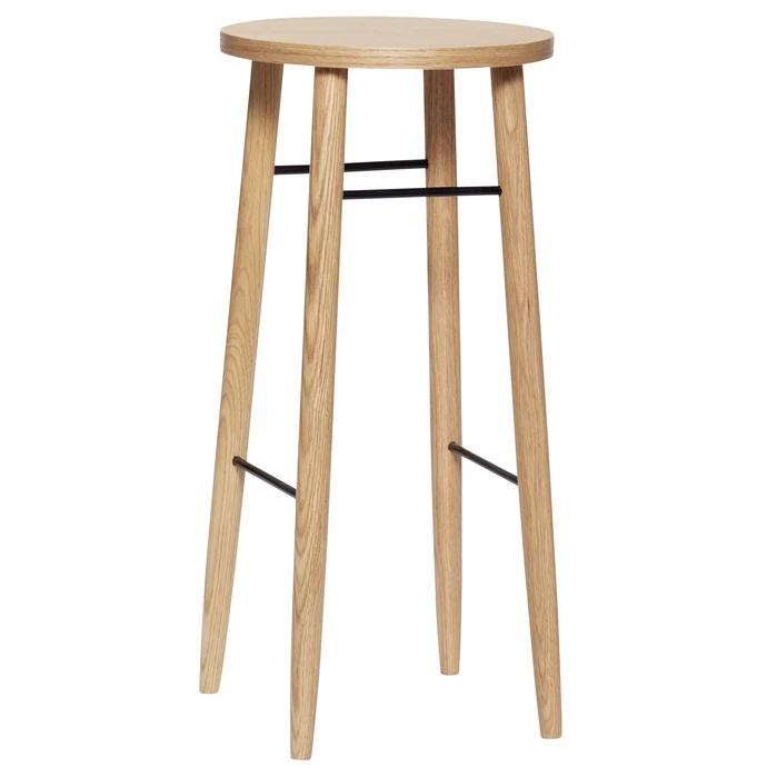 Hübsch / Drevená barová stolička Oak 72 cm