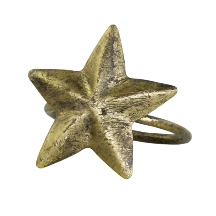 Chic Antique / Krúžok na obrúsky Star