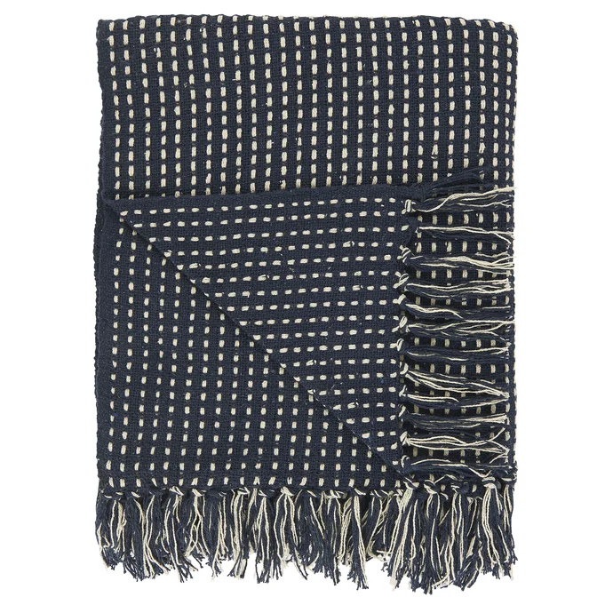 Ib Laursen / Bavlnený prehoz Midnight Blue