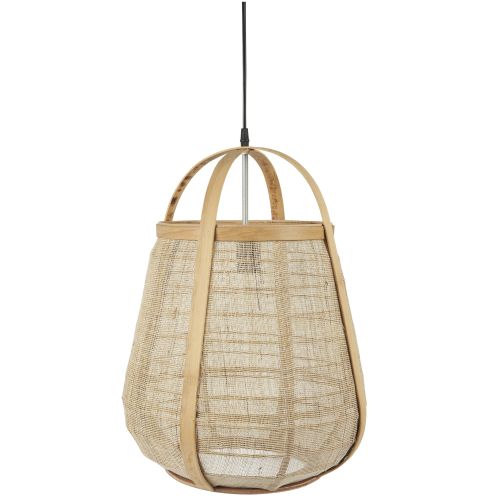 IB LAURSEN / Závesná drevená lampa Hessian