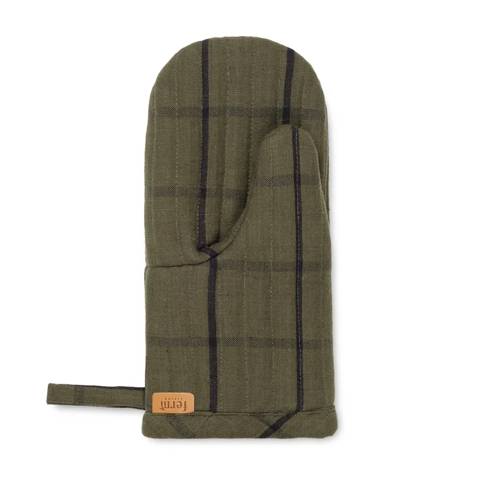 Ferm Living / Chňapka Hale Green/Black