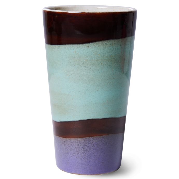 HK living / Keramický hrnček 70's Latte Patina 280 ml