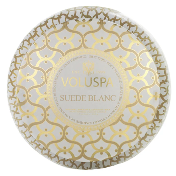 VOLUSPA / Luxusní svíčka Suede Blanc 312 gr