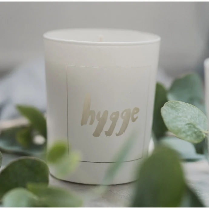 Love Inc. / Biela sviečka Hygge - figy a biele pižmo