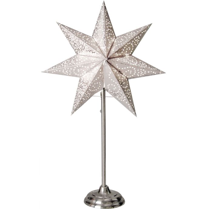 STAR TRADING / Svietiaca hviezda na stojančeku Antique White