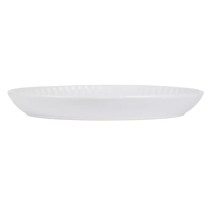 IB LAURSEN / Oválný talíř Mynte Pure White 30 cm
