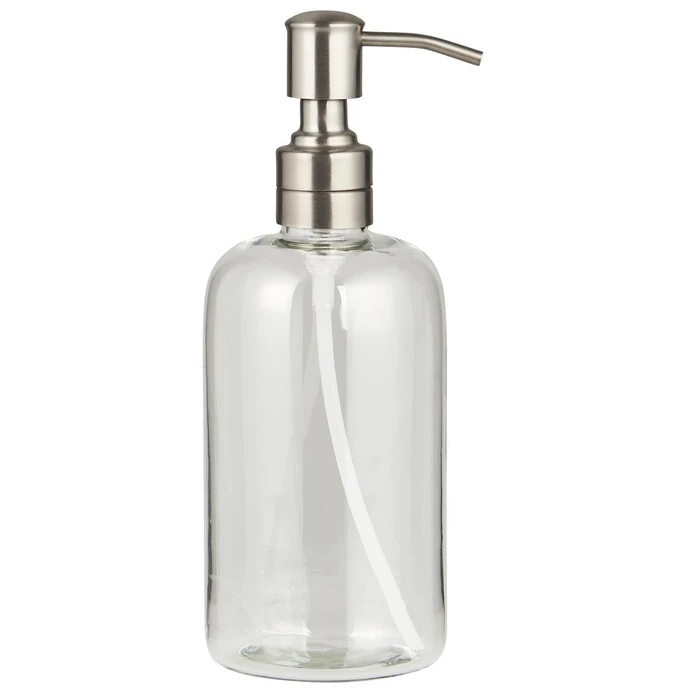 IB LAURSEN / Sklenený dávkovač na mydlo Silver Small