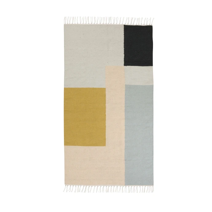 Ferm Living / Vlněný koberec Squares S