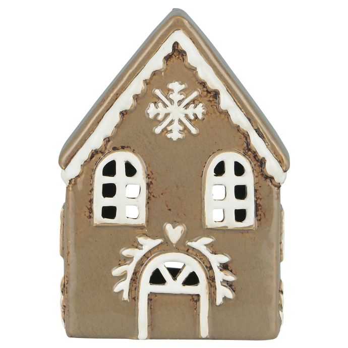 IB LAURSEN / Keramický svícen Stillenat Gingerbread Snowflake