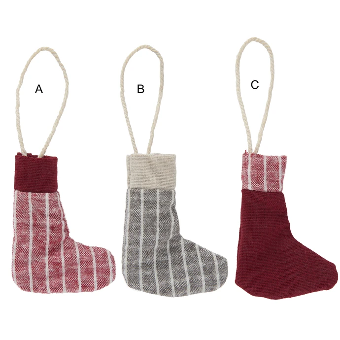 IB LAURSEN / Vánoční textilní ozdoba Christmas Sock