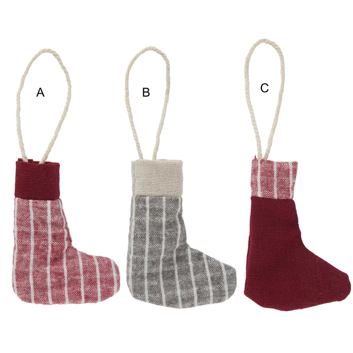 Ib Laursen / Vánoční textilní ozdoba Christmas Sock
