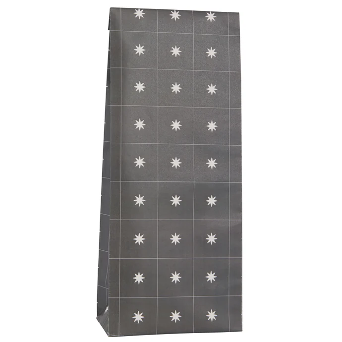 Ib Laursen / Papierový sáčok Stars Anthracite 30,5cm