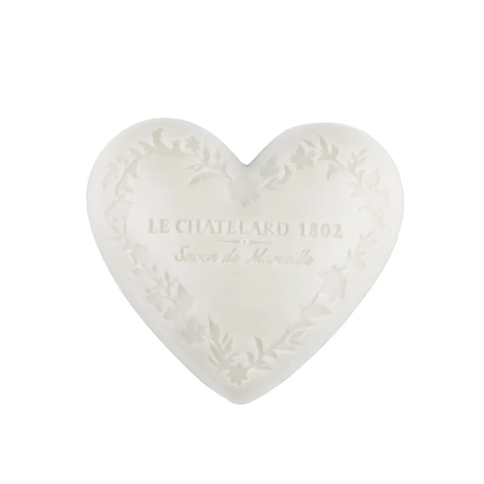 LE CHATELARD / Marseillské mýdlo Heart - jasmín a mošus 100gr