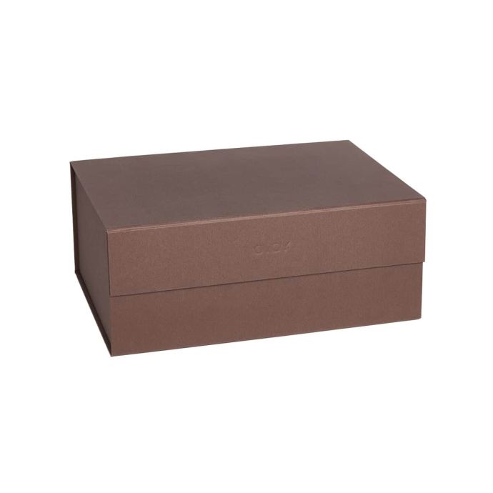 OYOY / Úložný box Hako Dark Caramel A4