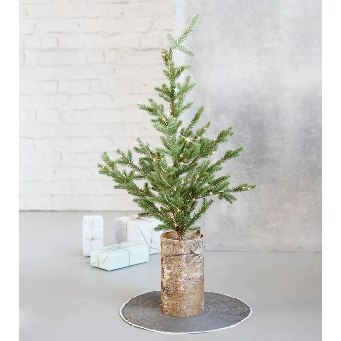 House Doctor / Umělý vánoční stromeček s LED drátkem 90 cm