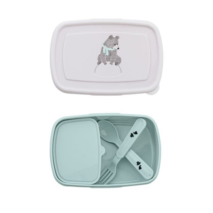 Bloomingville / Svačinový box Bear blue
