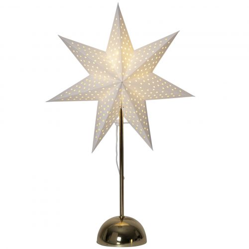STAR TRADING / Svítící hvězda na stojánku Lottie Brass
