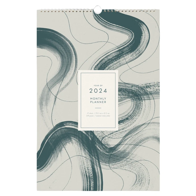 Kartotek Copenhagen / Nástěnný kalendář Natural Cream White 2024
