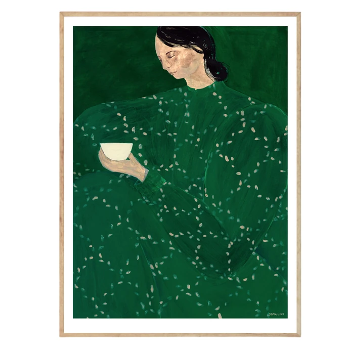 THE POSTER CLUB / Autorský plakát Coffee Alone At Place de Clichy by Sofia Lind 50x70 cm