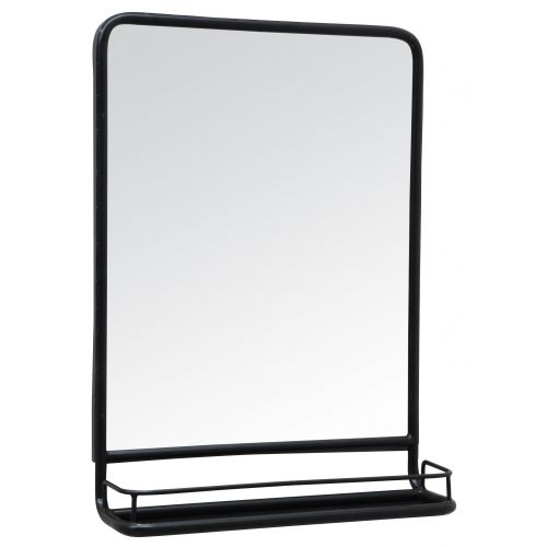 IB LAURSEN / Zrcadlo v kovovém rámu s poličkou
