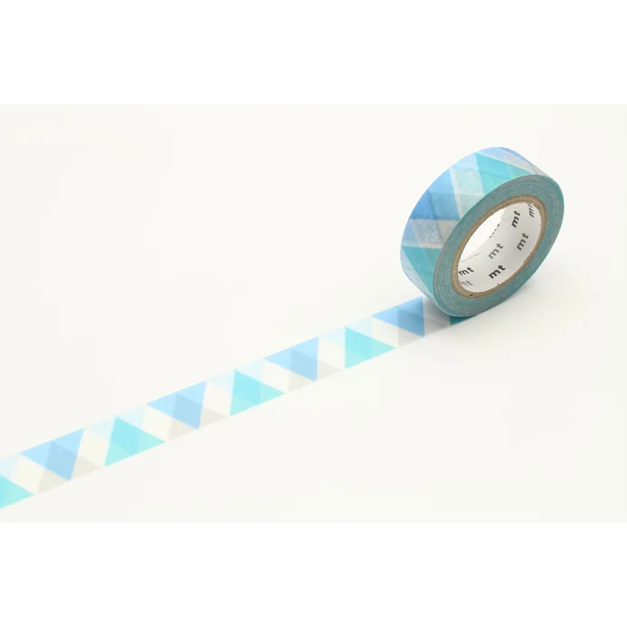 mt / Japonská papírová páska Blue Triangle and Diamond