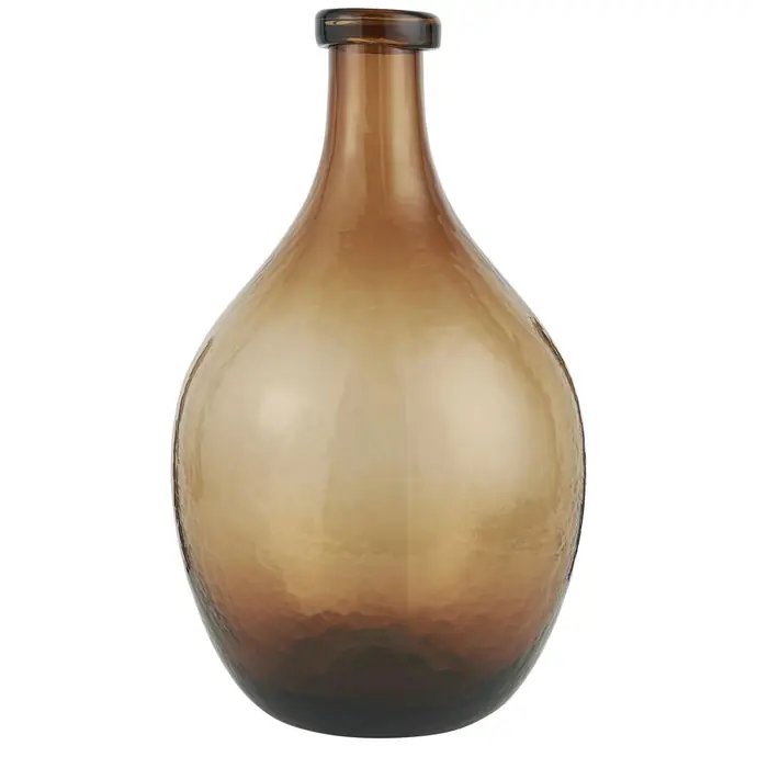 IB LAURSEN / Skleněná váza Balloon Brown 55 cm
