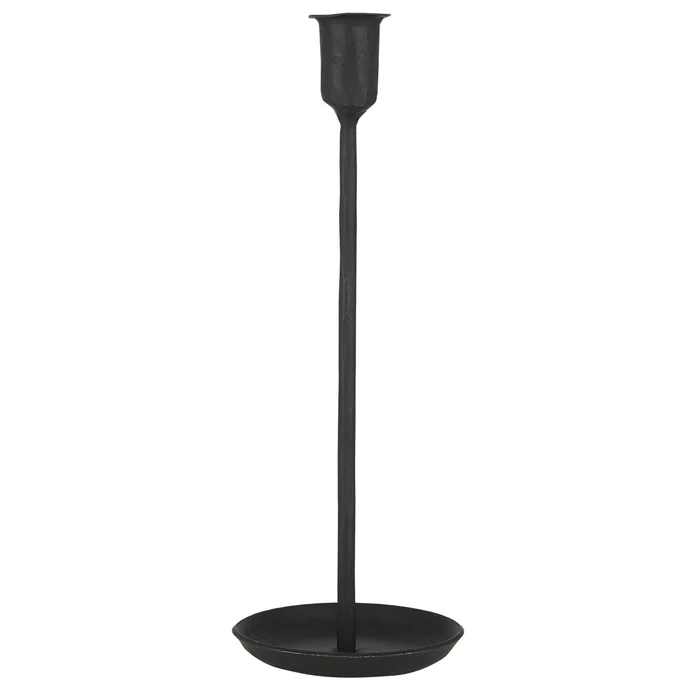 Ib Laursen / Svietnik na vysokú sviečku Black 28,5 cm