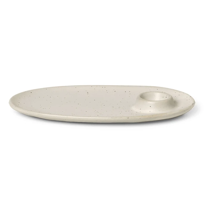 ferm LIVING / Raňajkový tanier Flow Off White 23,5 cm