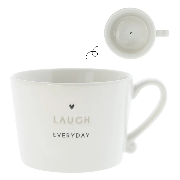 Bastion Collections / Keramický hrnek Laugh everyday 240 ml