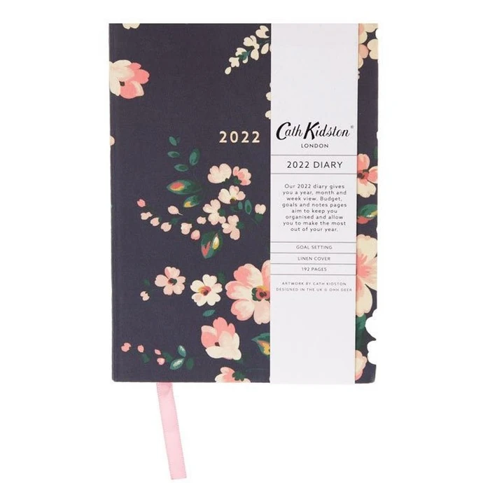 Cath Kidston / Týždenný datovaný diár Autumn Dark Floral A5