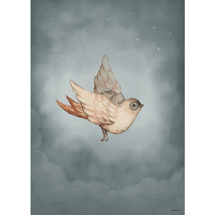MRS. MIGHETTO / Plagát Dear Sparrow 50 x 70 cm