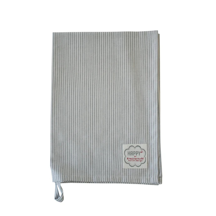 Krasilnikoff / Utěrka Thin Stripes Grey 50x70cm