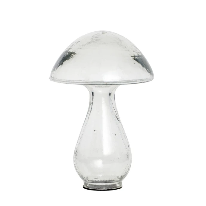 Hübsch / Dekoratívna sklenená huba 20 cm